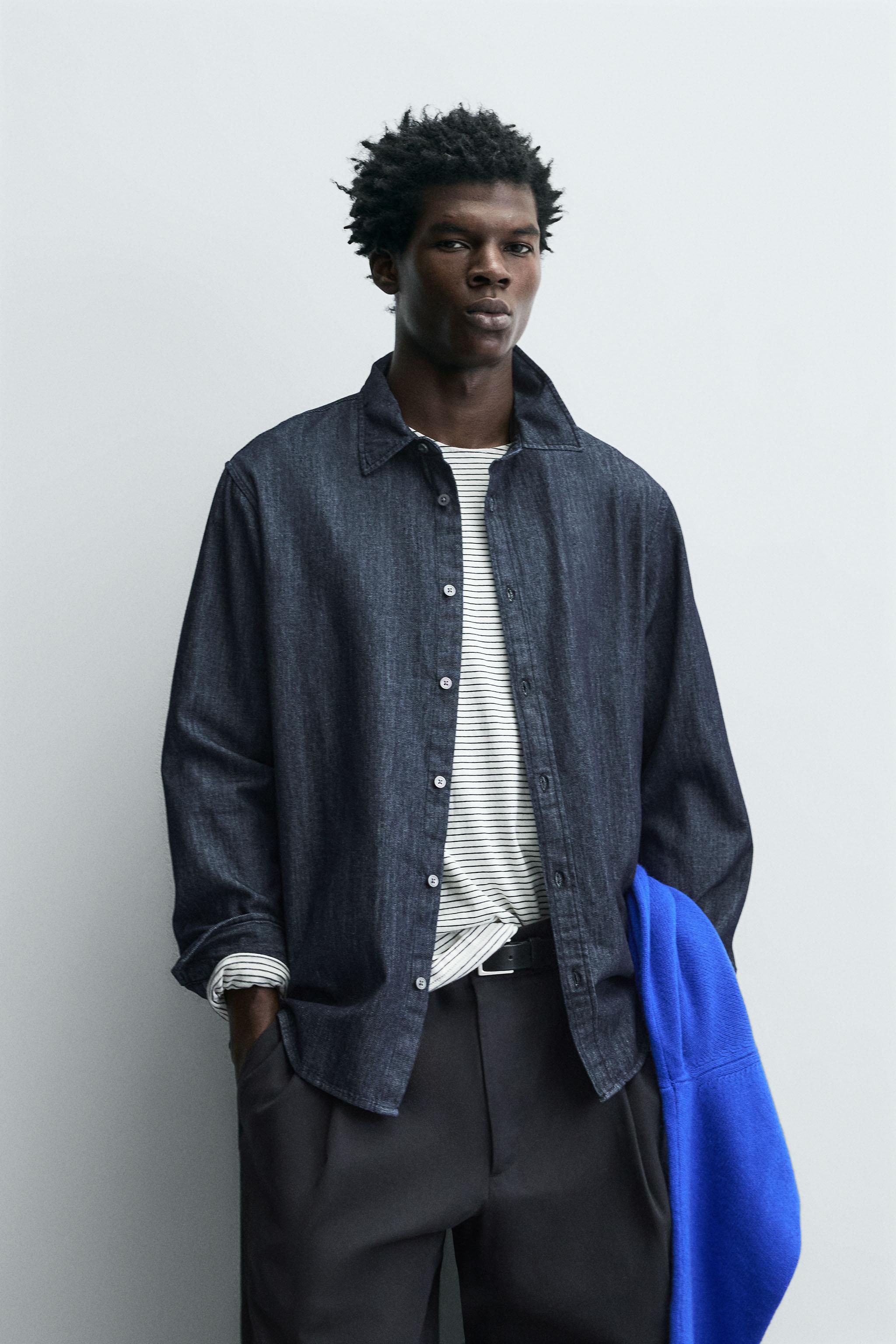 REGULAR FIT DENIM SHIRT